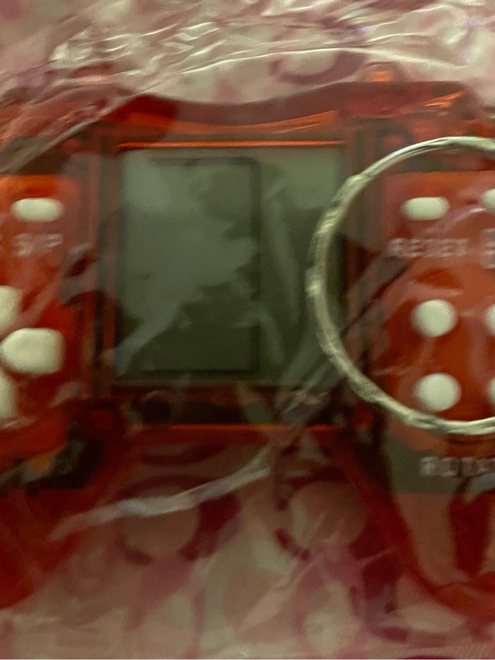 Handheld Keychain Game Console - Red - Picture 2 of 4